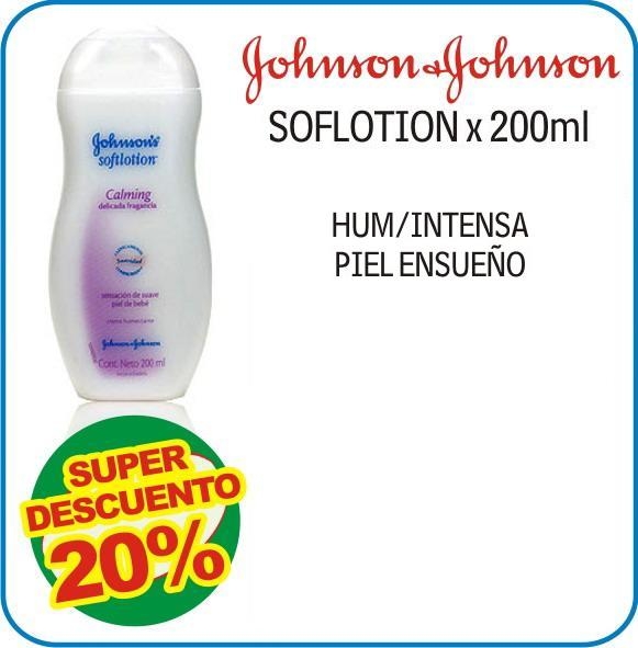 johnson & johnson softlocion x200ml